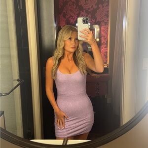 Lavender Mini Dress
